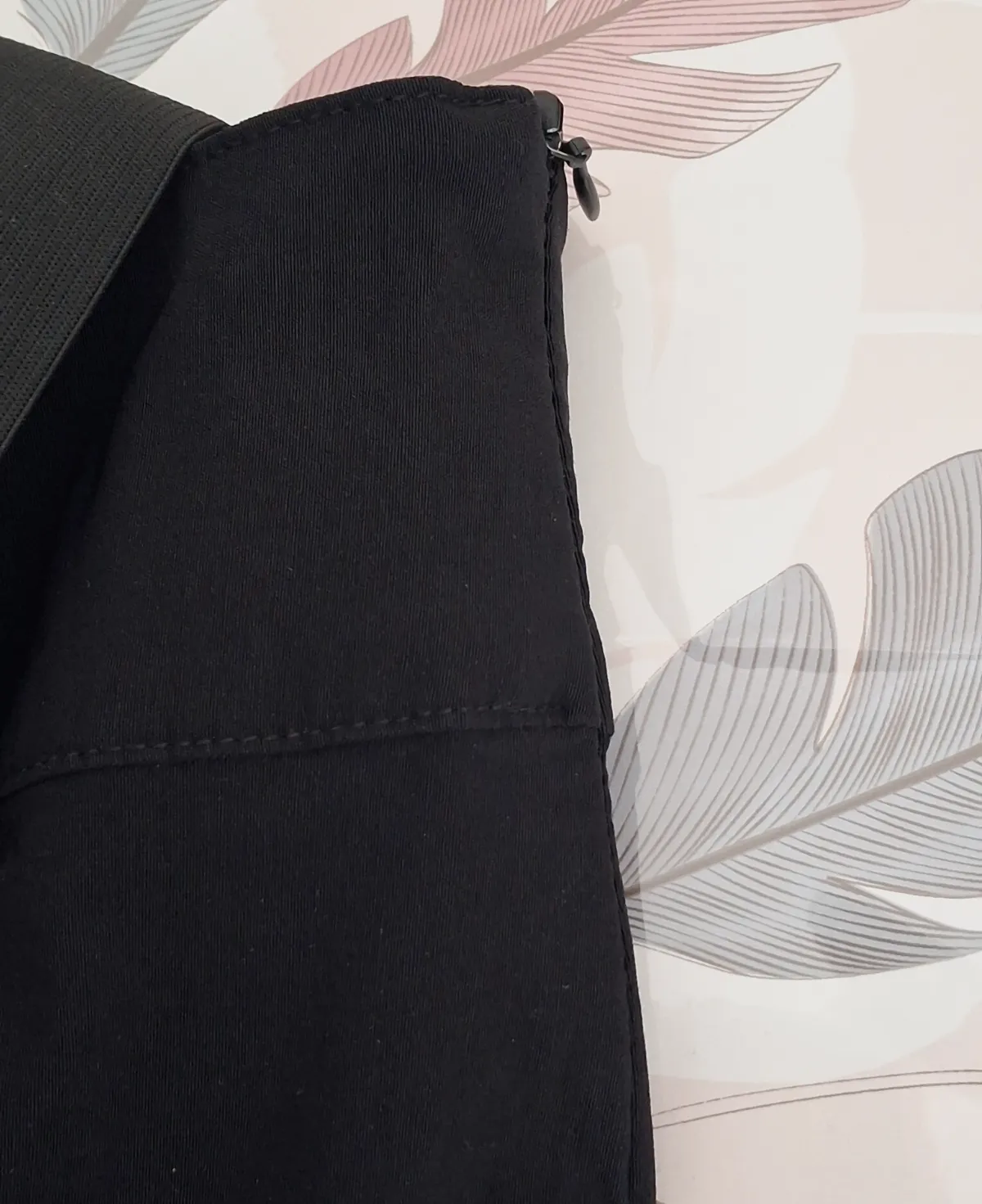 Jupe courte noire ceinturée avec volant – No excuse – taille 42 6