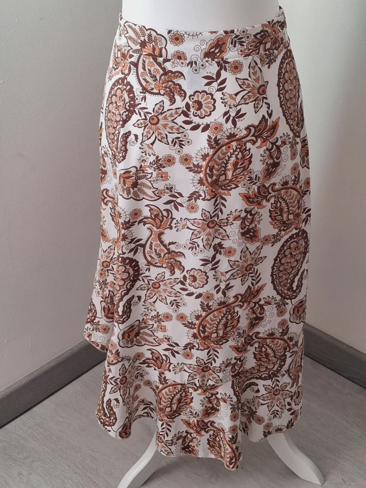 Jupe longue asymétrique à motifs paisley – Shein – taille 36 3