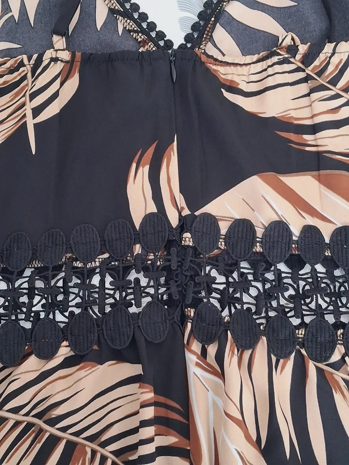 Robe courte à bretelles motif tropical – Shein – taille S 6