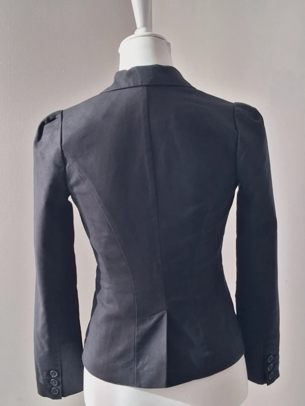 Veste de blazer cintré noir pour femme – Atmosphère – taille XS 3