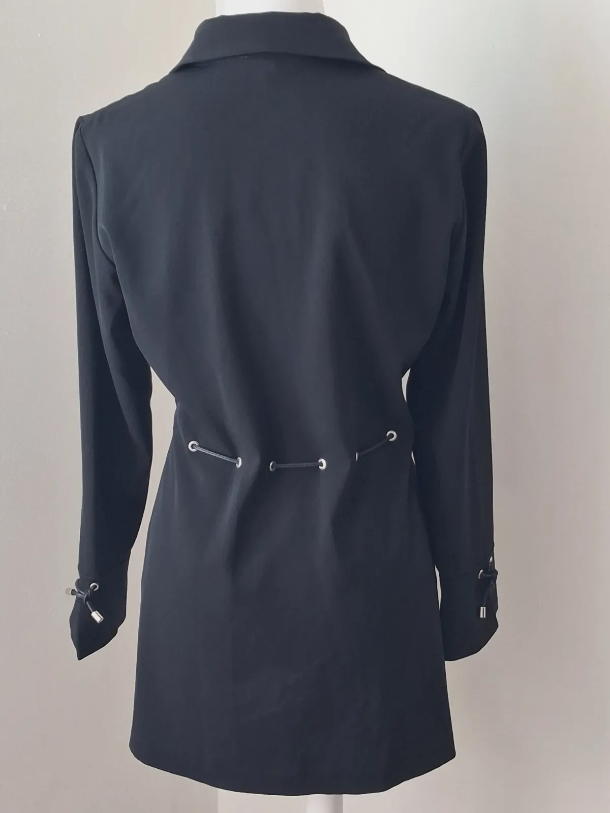 Robe chemise noire à manches longues – Un deux trois – taille L 3
