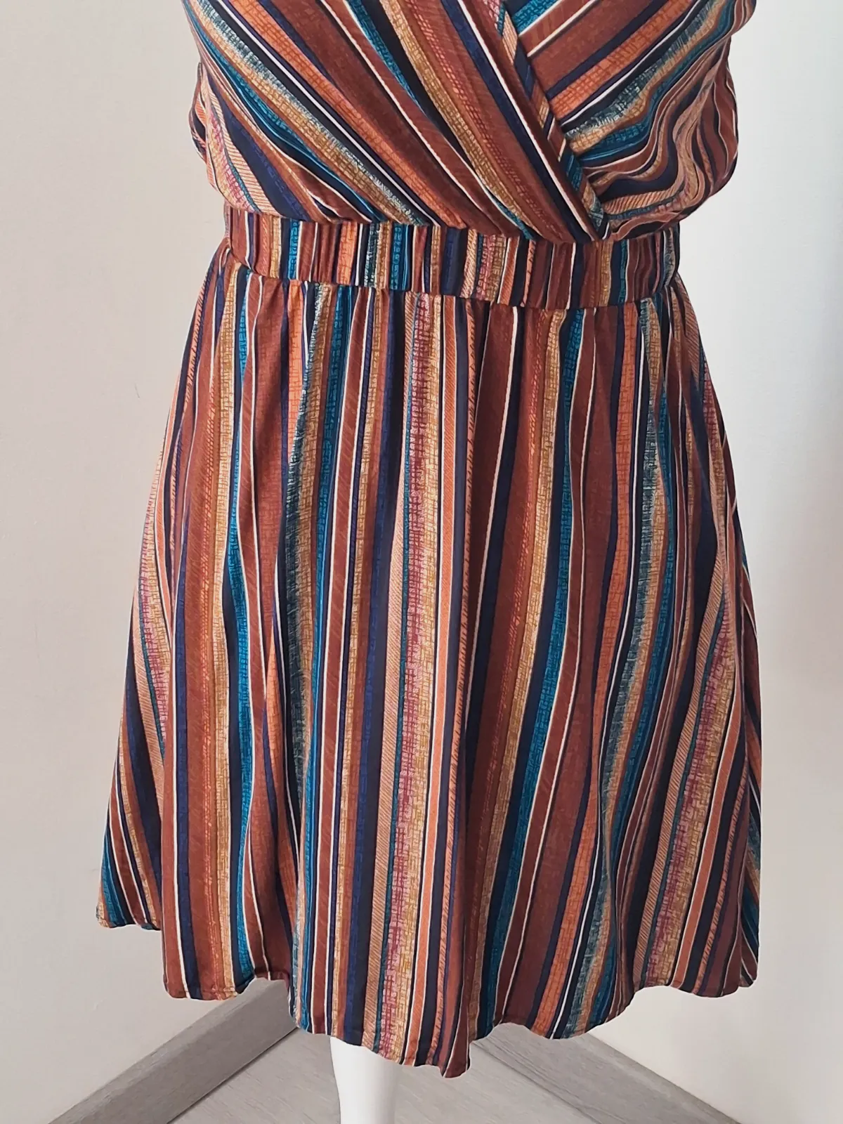 Robe courte à rayures multicolores – Shein – taille S 5