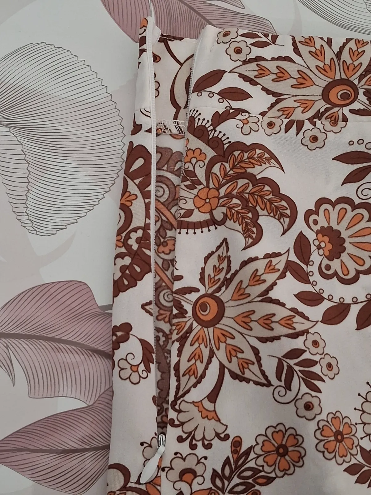 Jupe longue asymétrique à motifs paisley – Shein – taille 36 6