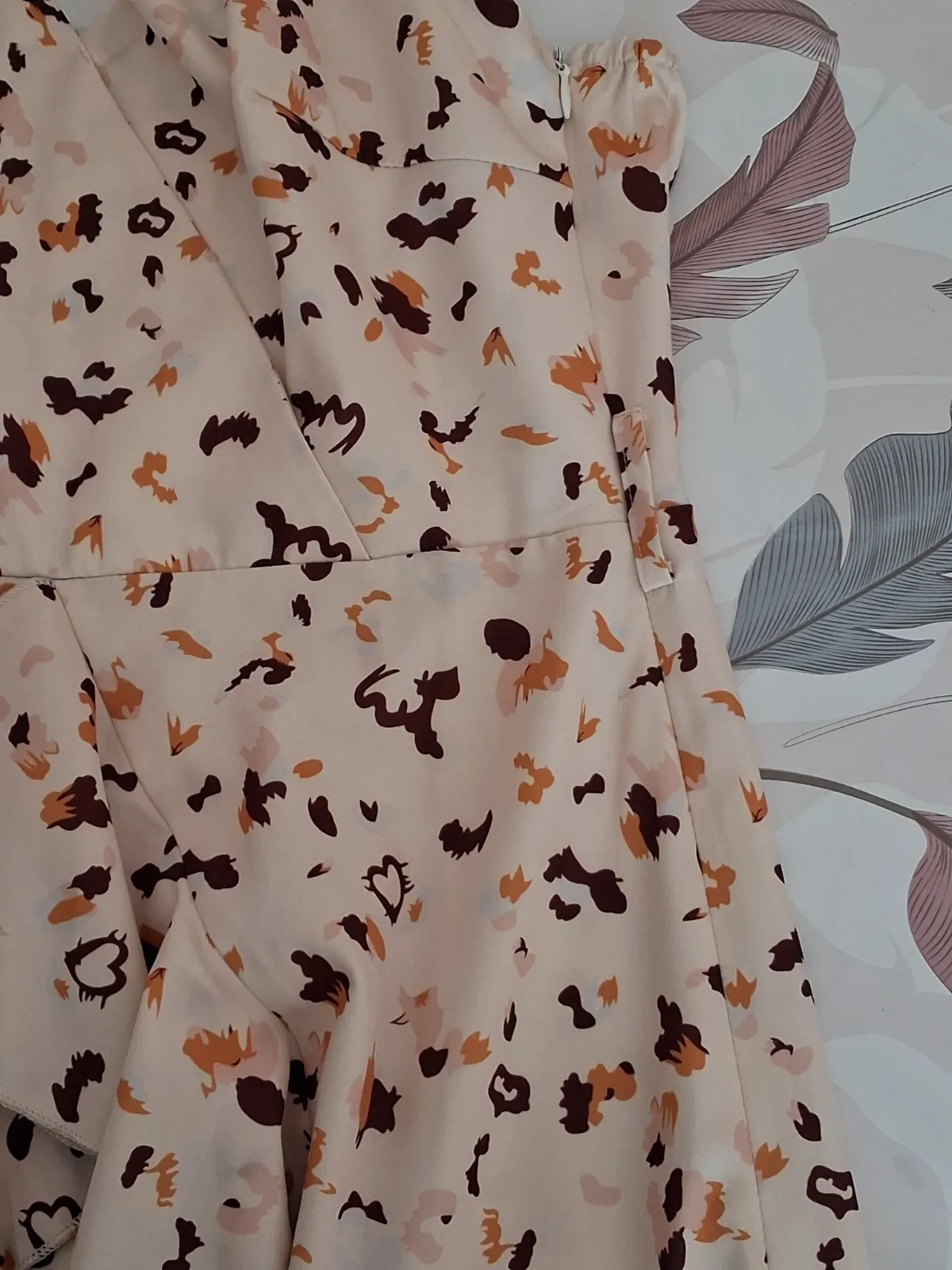 Robe courte imprimée à volant et fines bretelles – Shein – taille XS 5