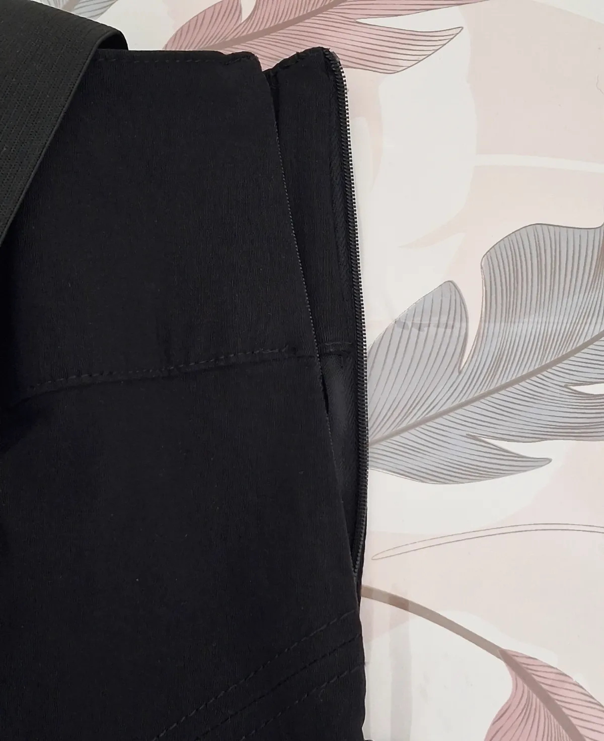 Jupe courte noire ceinturée avec volant – No excuse – taille 42 7