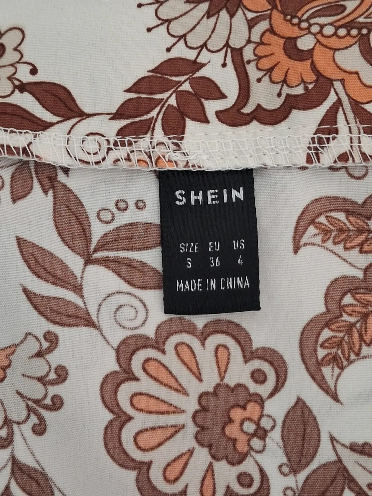 Jupe longue asymétrique à motifs paisley – Shein – taille 36 7