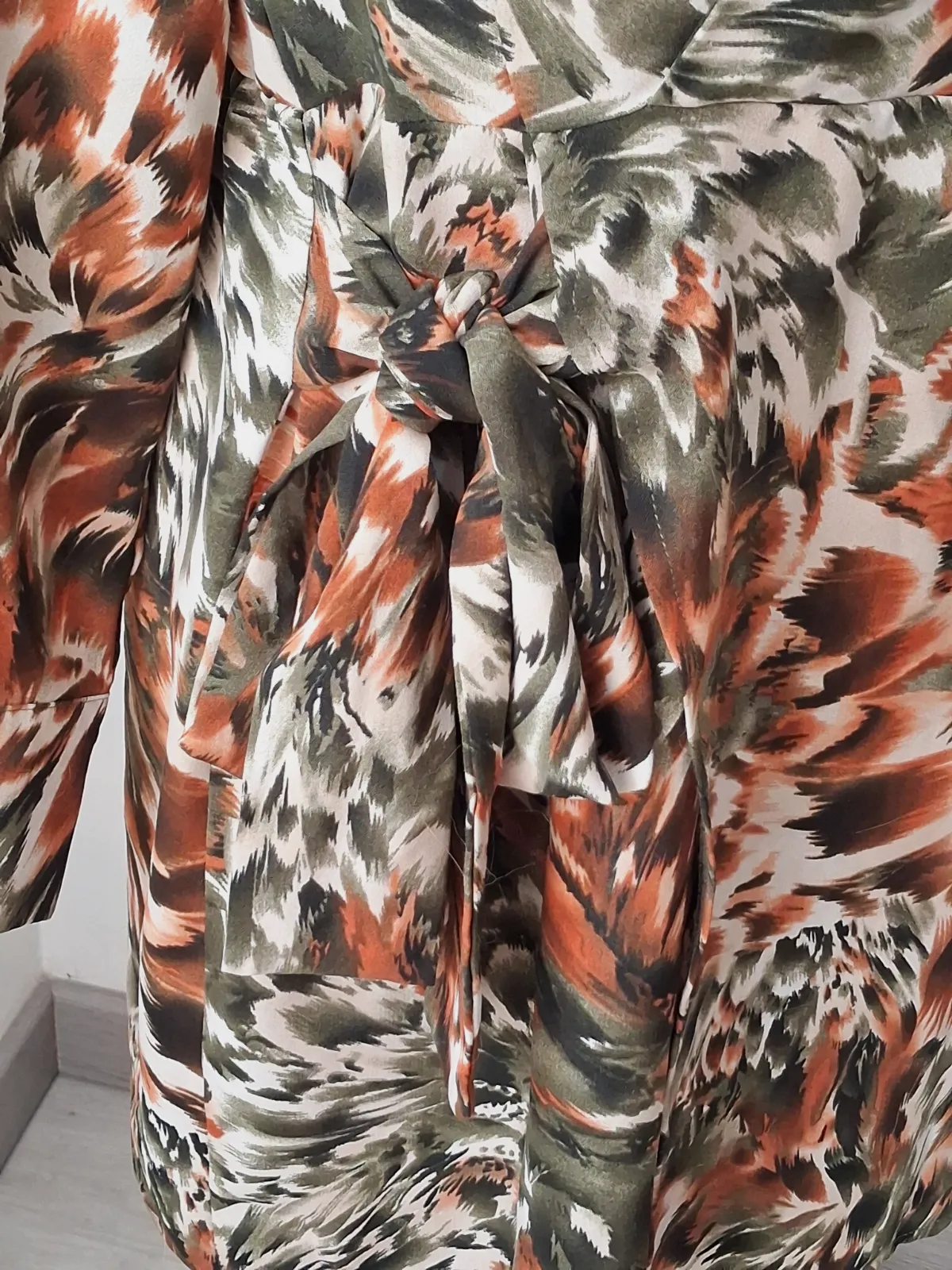 Robe courte imprimée à col chemise – Sarah John – taille S 5