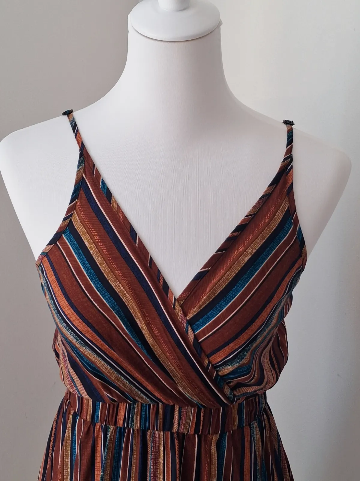 Robe courte à rayures multicolores – Shein – taille S 4