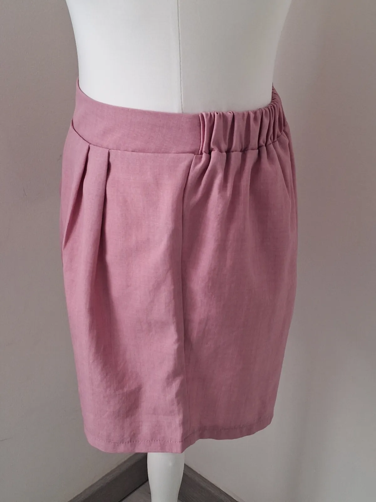 Ensemble tailleur sans manches gilet et short rose – Shein – taille S 6