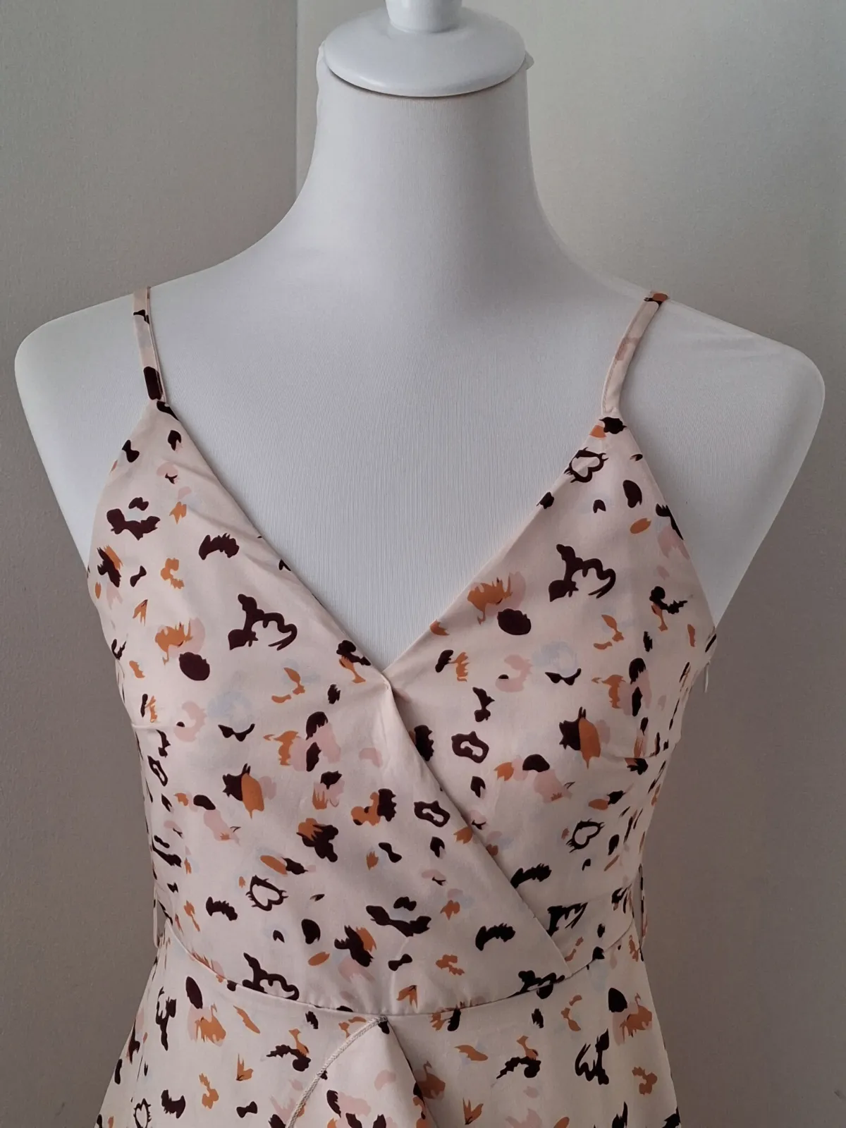 Robe courte imprimée à volant et fines bretelles – Shein – taille XS 4