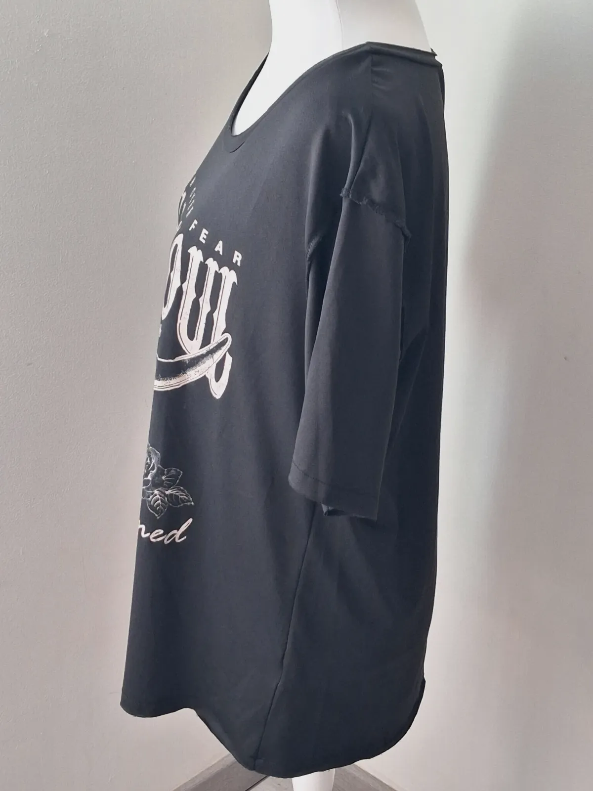 T-shirt noir imprimé Wild Soul style rock – Shein – taille S 2