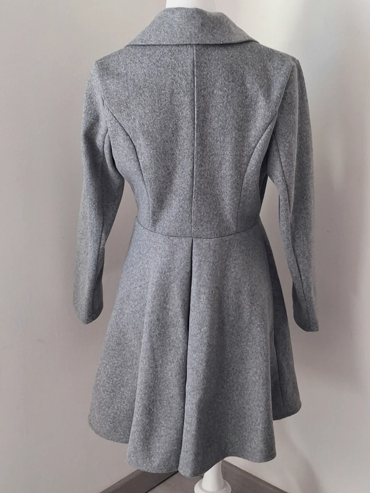 Manteau court évasé gris chiné – Shein – taille S 3