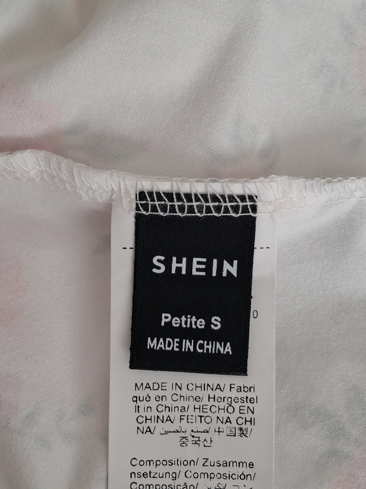 Robe courte dos nu à fleurs – Shein – taille S 6