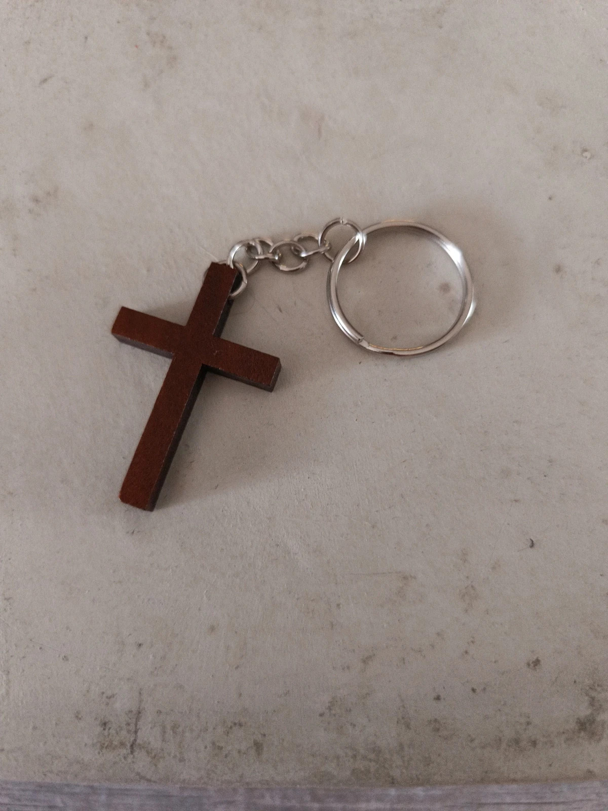 Magnifique porte clé crois Jésus