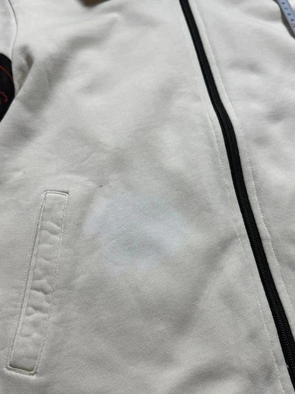 Veste de survêtement Taille M Pierre Track Jacket Stüssy écru bandes logo manches Streetwear Y2K – Stüssy – taille M 5