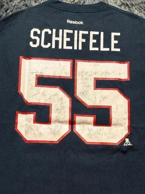 T-shirt Reebok NHL Winnipeg Jets - Scheifele 55 Cotton - Heritage Classic 2016 - Taille L – Reebok – taille L 5