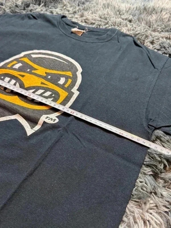 T-shirt NCAA Vintage - Logo Herky Mascot - Noir - Taille L - Iowa Hawkeyes – Gildan – taille L 5