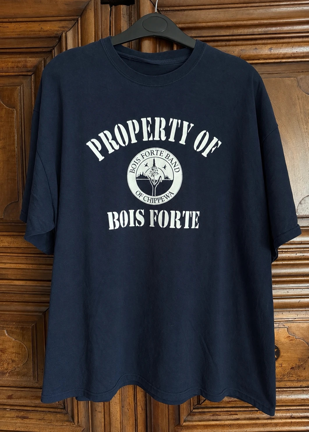T-shirt Band of Chippewa "Property Of Bois Forte" Vintage Style US XL