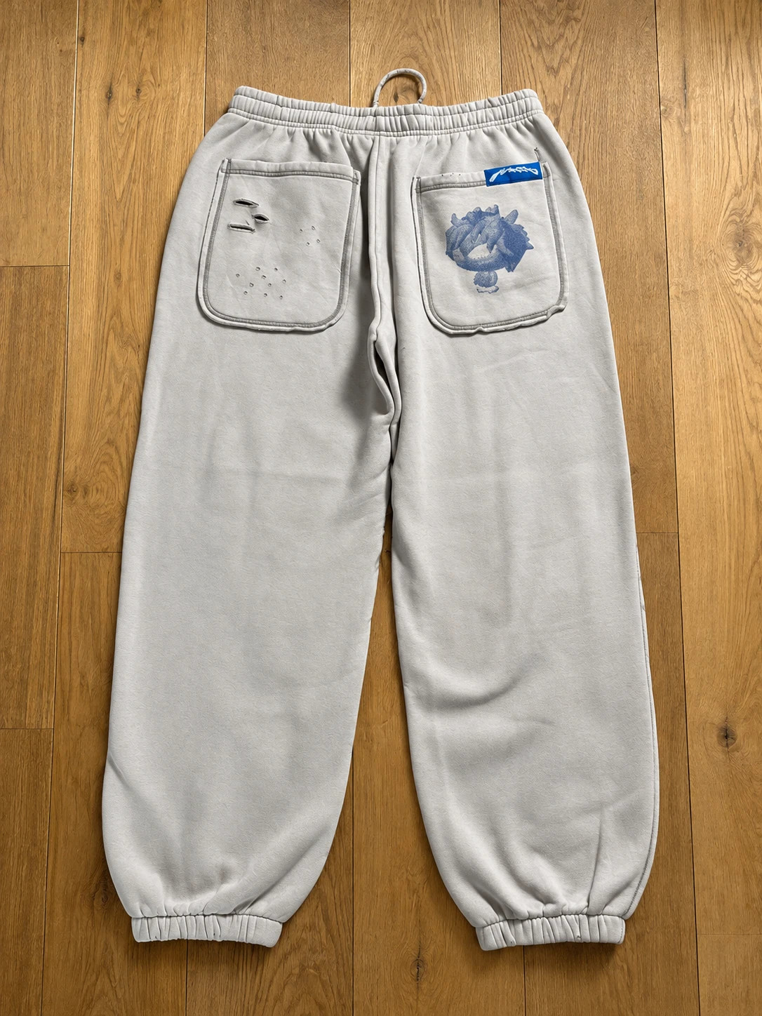 Jogging Molletonné Strass Named Collective Rhinestone Distressed Pants Cotton - Taille L – NAMED collective – taille M 3