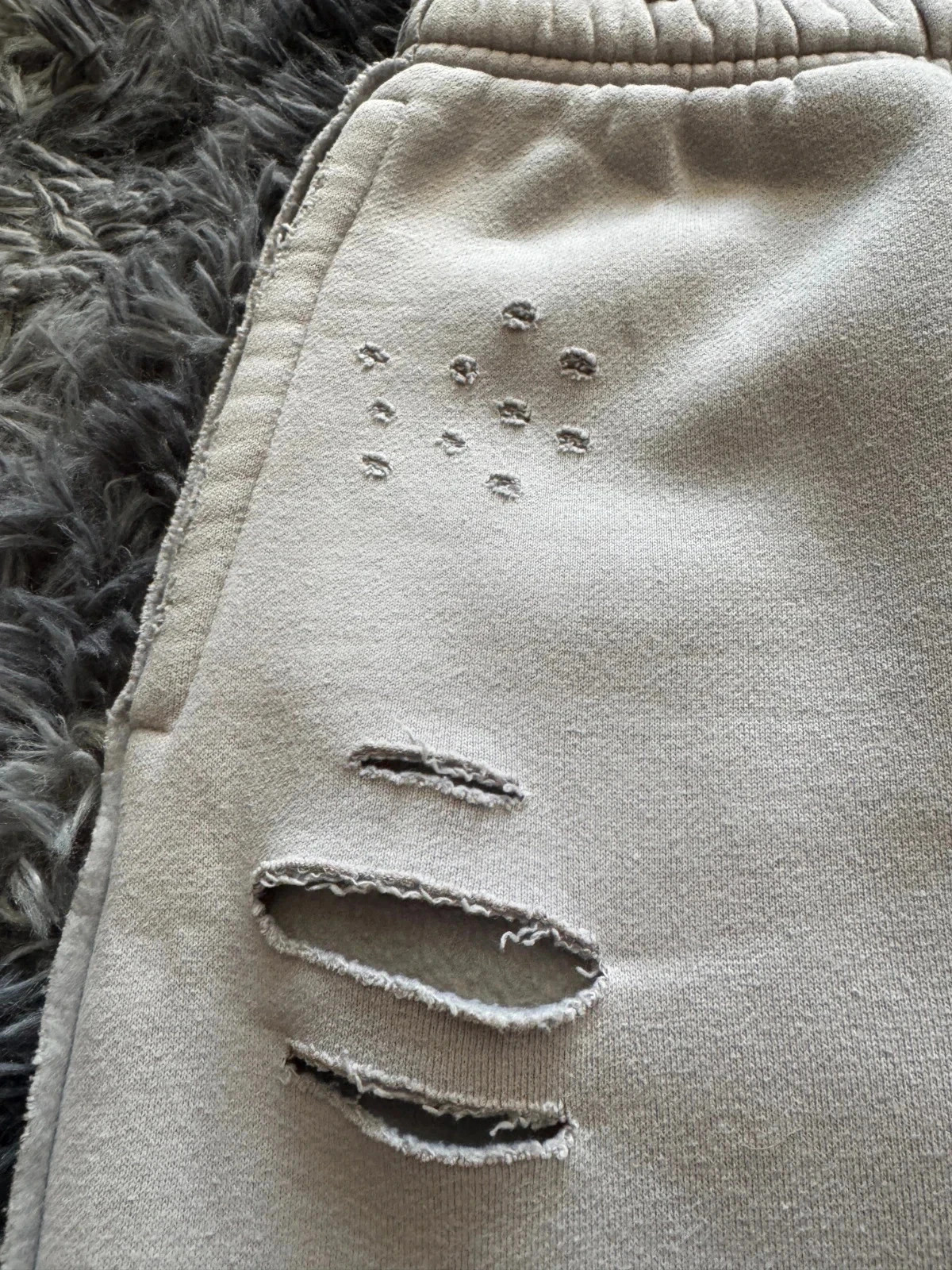 Jogging Molletonné Strass Named Collective Rhinestone Distressed Pants Cotton - Taille L – NAMED collective – taille M 5