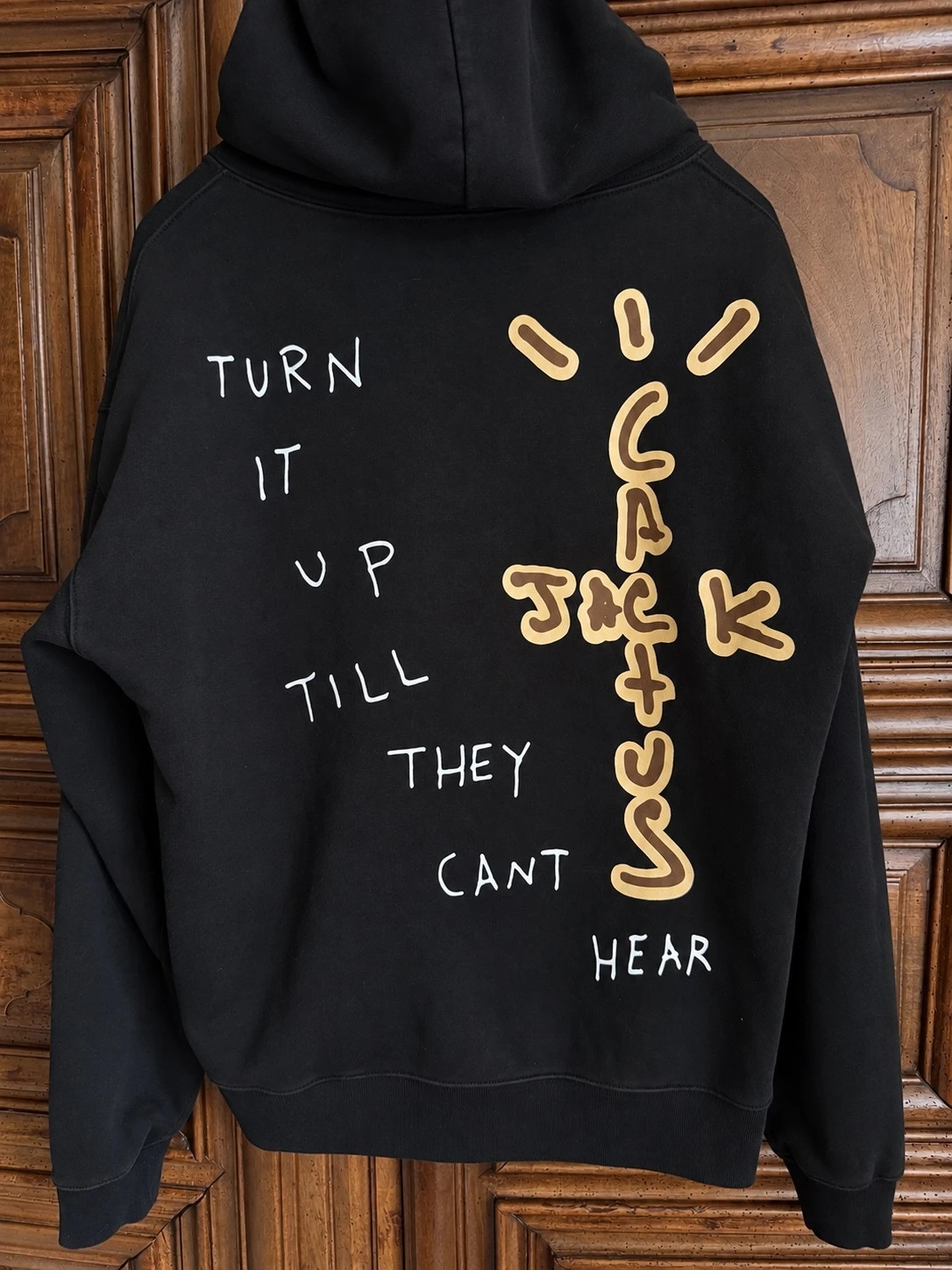 Sweat à capuche Streetwear coton graphisme imprimé noir Homme Taille M Cactus Jack Travis Scott – Travis Scott – taille M 2