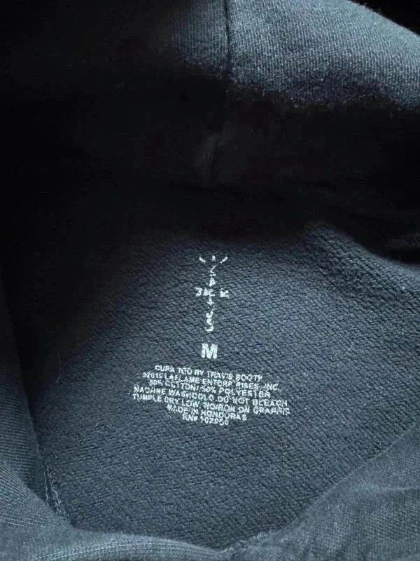 Sweat à capuche Streetwear coton graphisme imprimé noir Homme Taille M Cactus Jack Travis Scott – Travis Scott – taille M 4