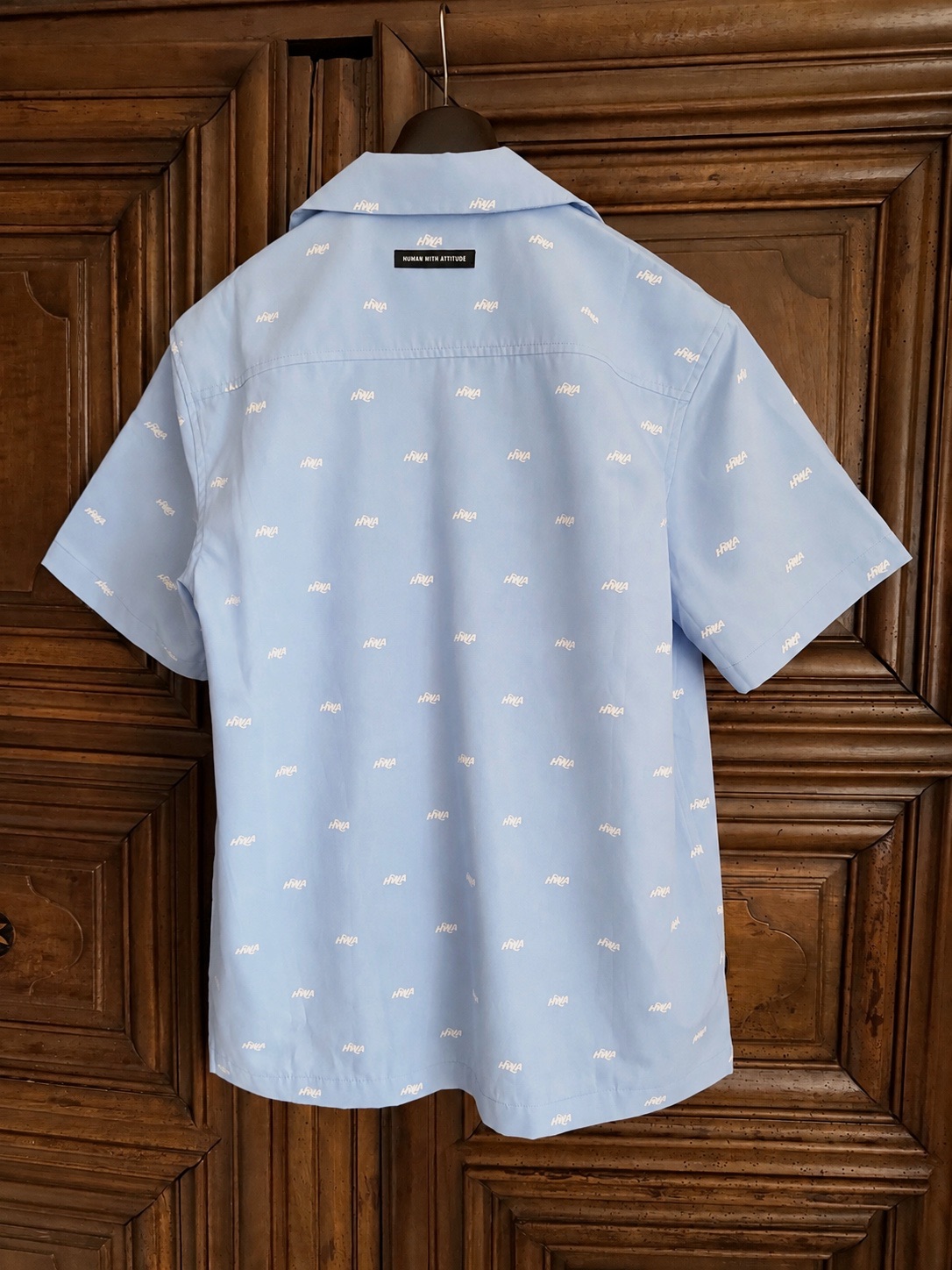 Chemise manches courtes Human With Attitude bleue taille S – Human With Attitude – taille S 2