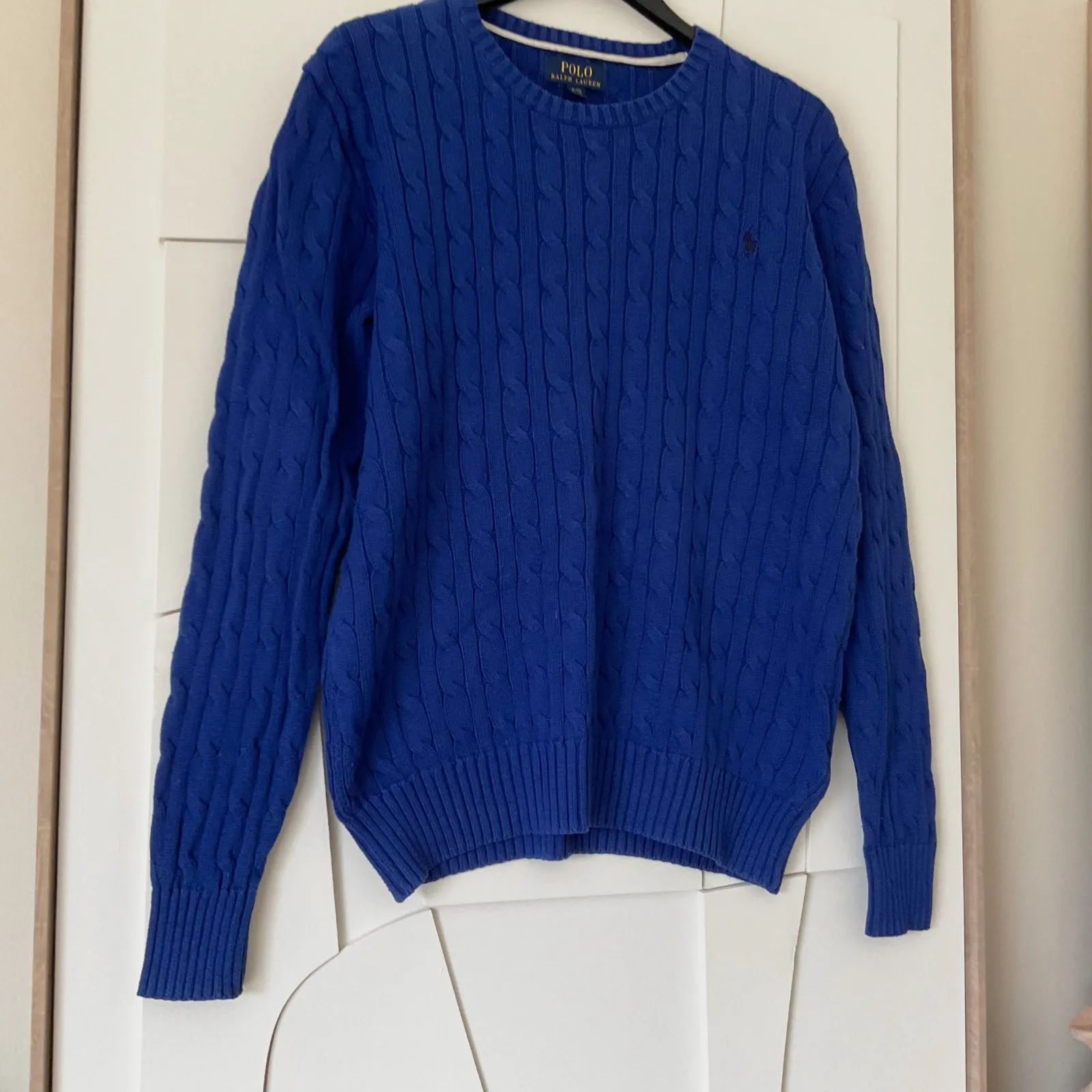 Pull à torsades Polo Ralph Lauren bleu – Polo Ralph Lauren – taille S 4