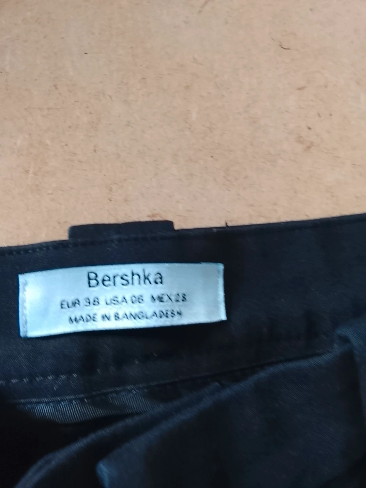 Pantalon Bershka noir – Taille 38 – Bershka – taille S / 36 / 8 2