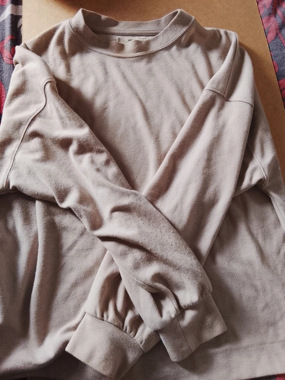 T-shirt manches longues MNG – Taille M – Beige