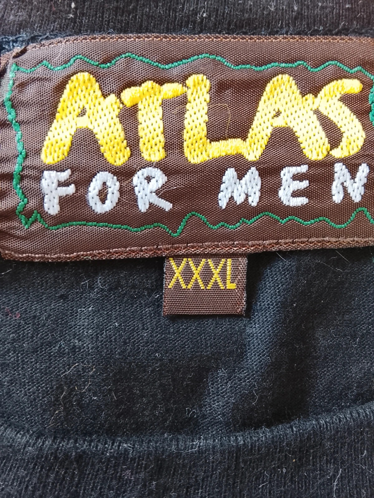 Débardeur noir Atlas For Men motif aigle taille XXXL – Atlas for Men – taille XXXL / 46 / 18 2