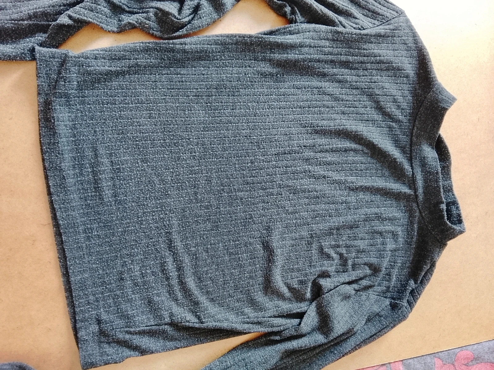 T-shirt manches longues gris Atmosphere taille 34