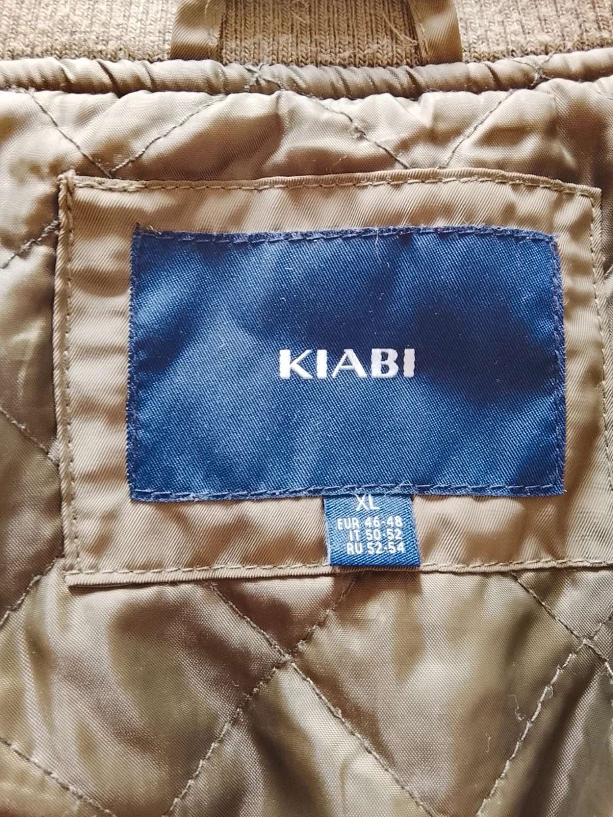 Veste bomber kaki Kiabi homme taille XL – Kiabi – taille XL / 42 / 14 2