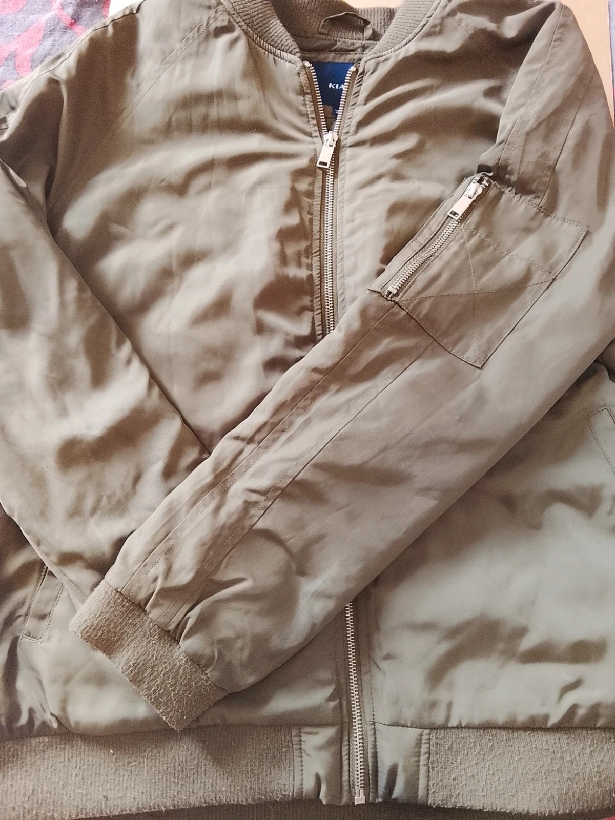 Veste bomber kaki Kiabi homme taille XL