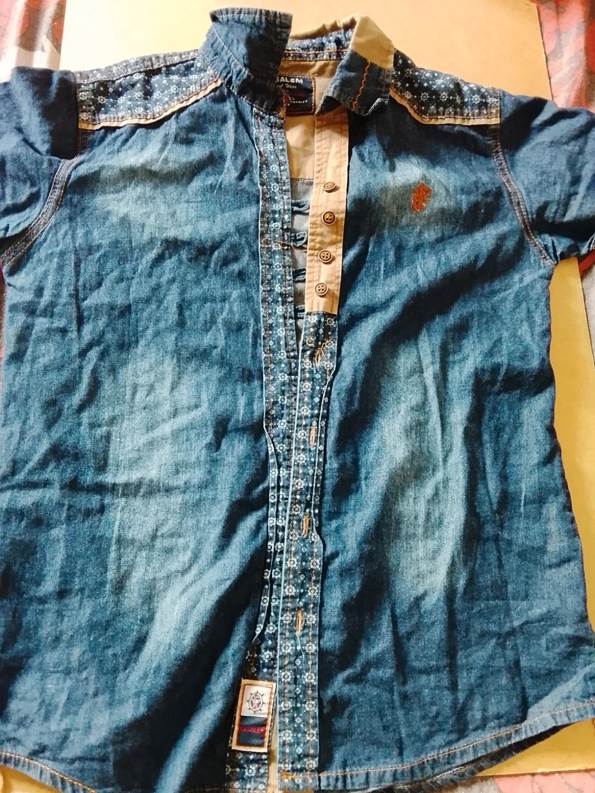 Chemise Essalem manches courtes – 10 ans / 140 cm