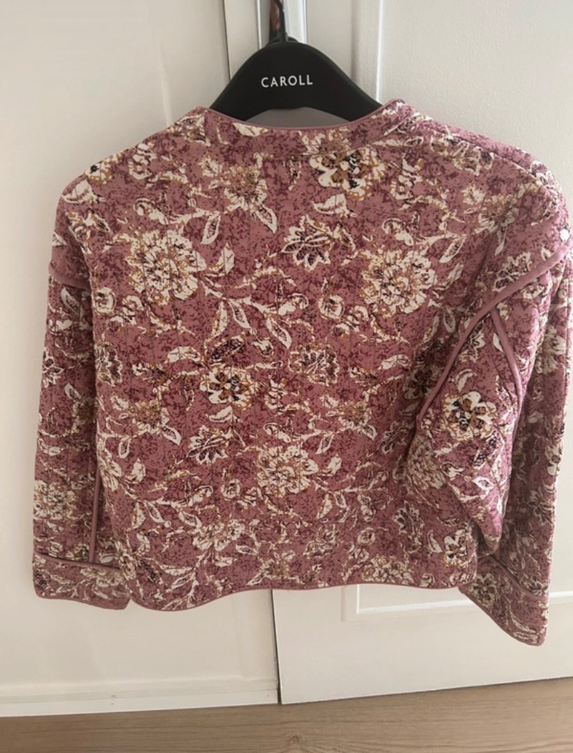 Kimono KIABI rose fleuri vintage 2