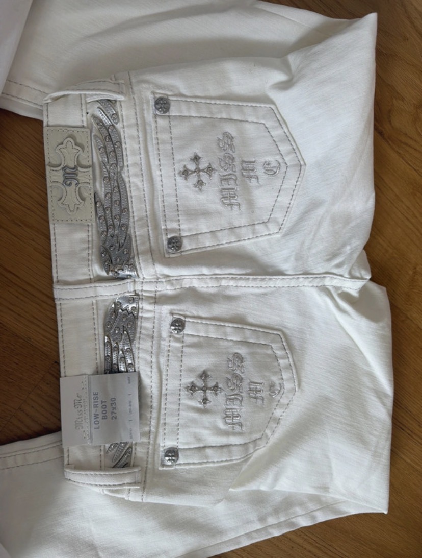 Short blanc en jean 2