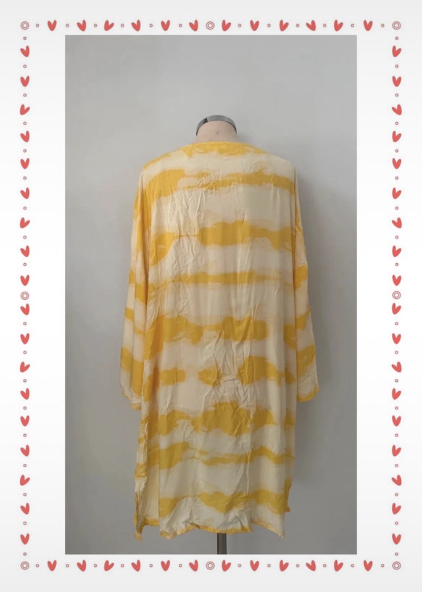 Robe légère jaune pâle été 2