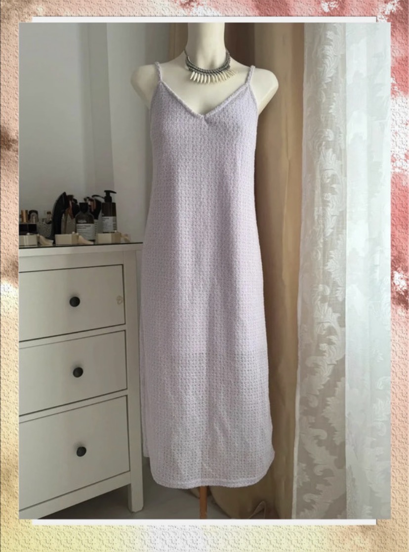 Pull lilas aéré motif jacquard 3