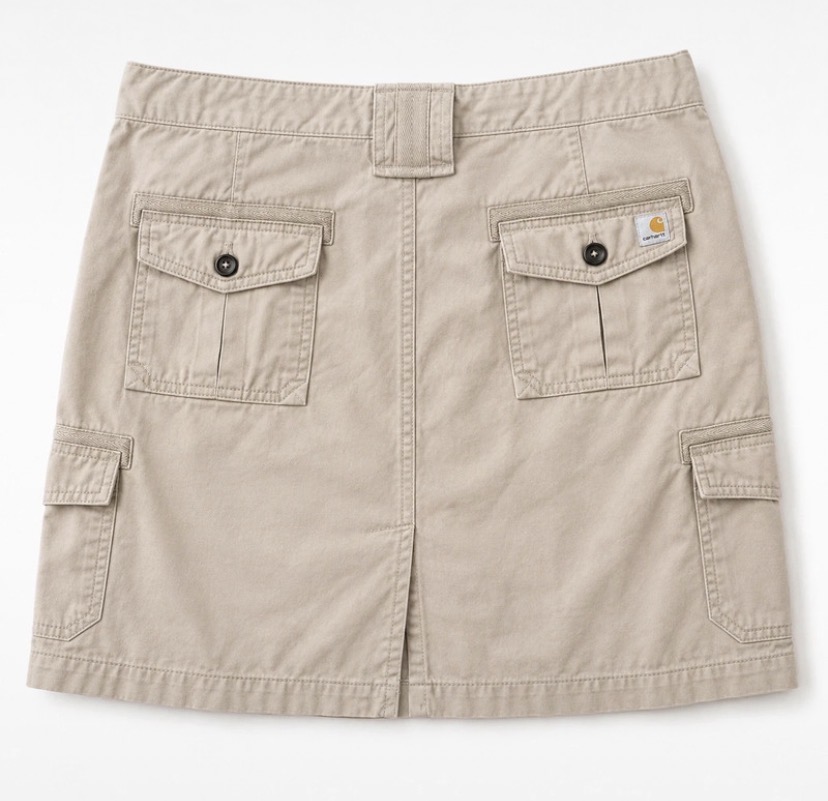 Carhartt cargo skirt beige poches
