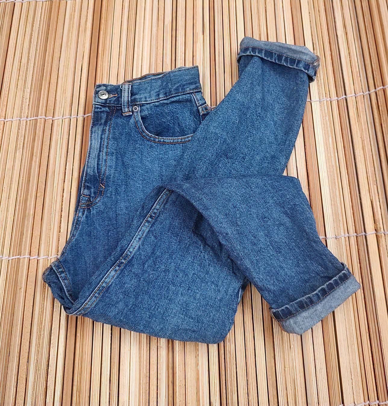 Jean bleu classique taille ajustable