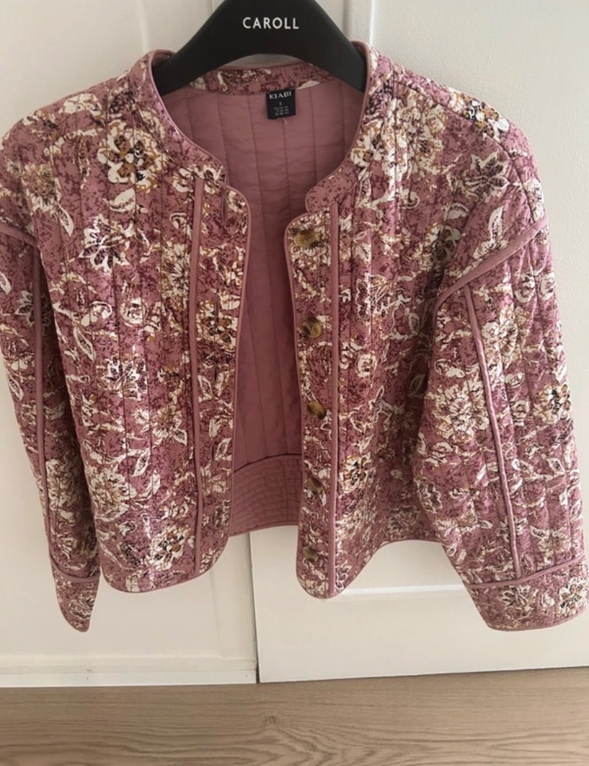 Kimono KIABI rose fleuri vintage 3