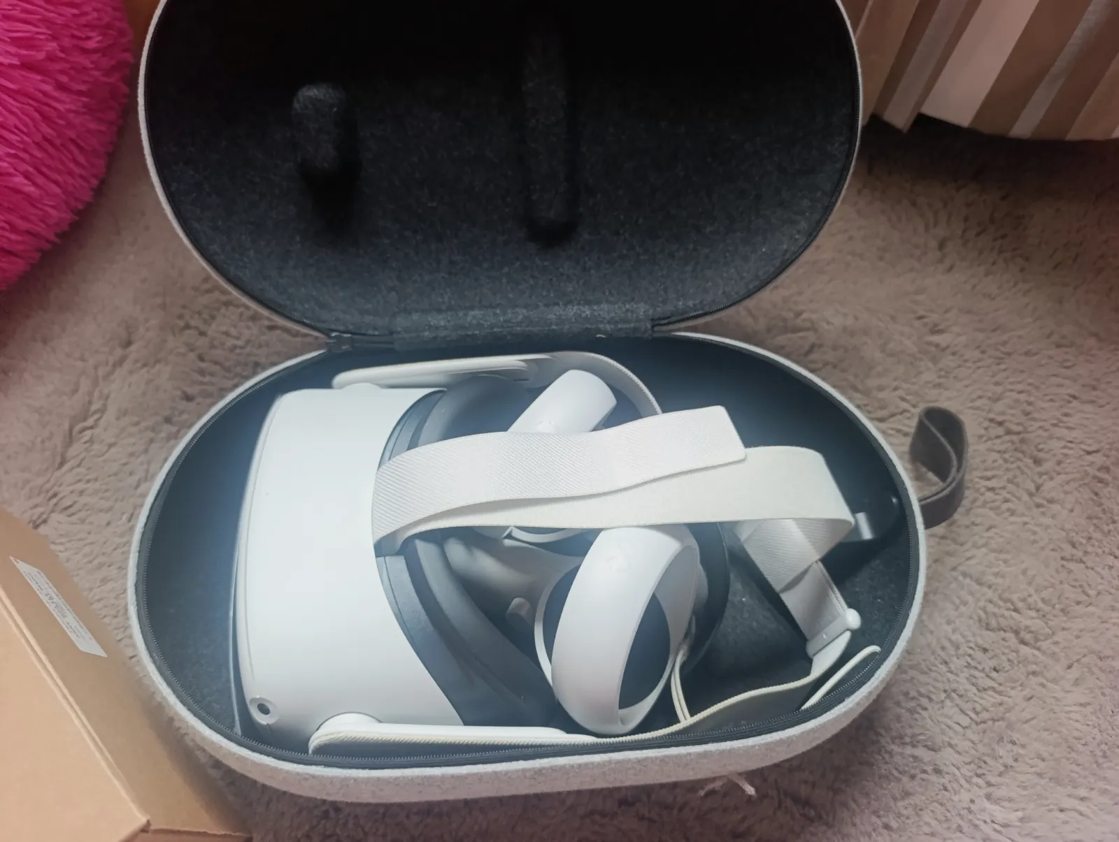 Casque VR Meta Quest 2 128 Go + Étui de transport officiel + Boîte d'origine – Meta quest 3