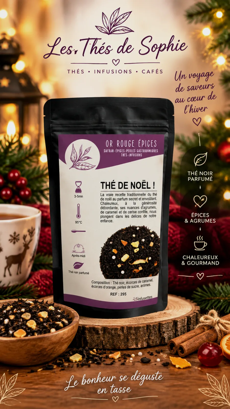Thé de Noël – Or rouge epices 3
