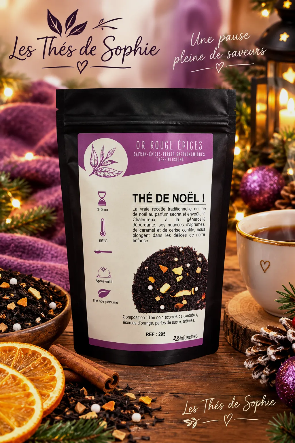 Thé de Noël – Or rouge epices 2