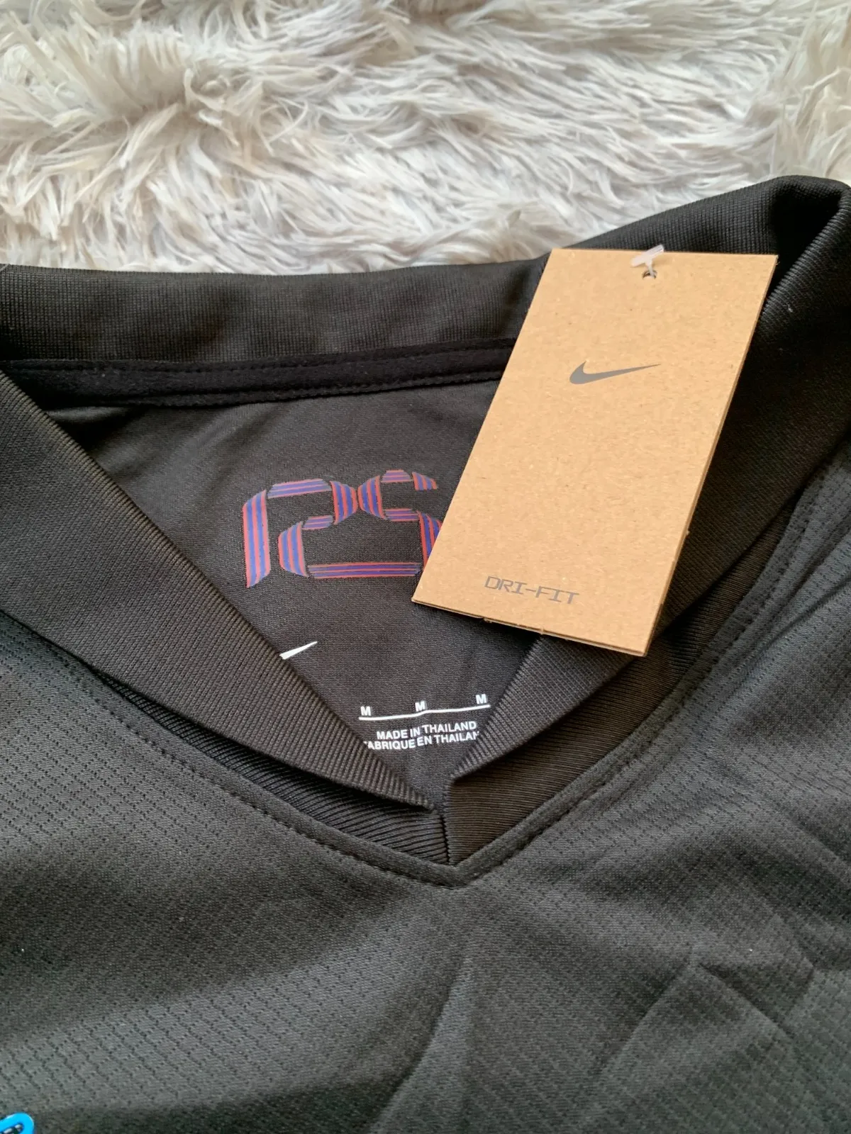 T-shirt nero Spotify calcio taglia M 3