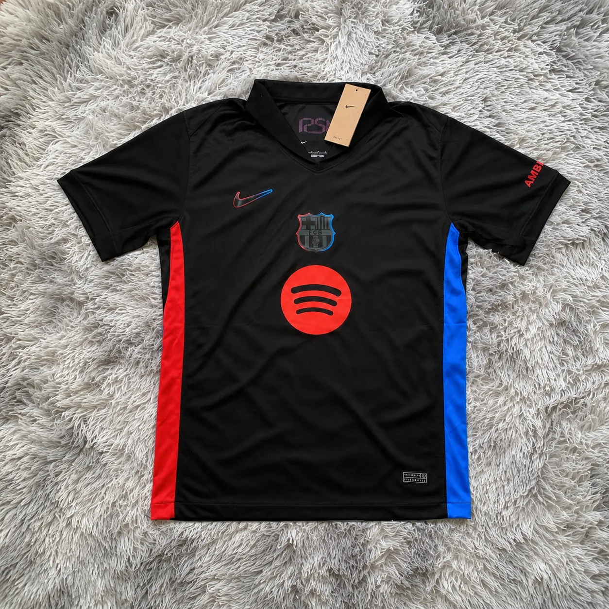 T-shirt nero Spotify calcio taglia M