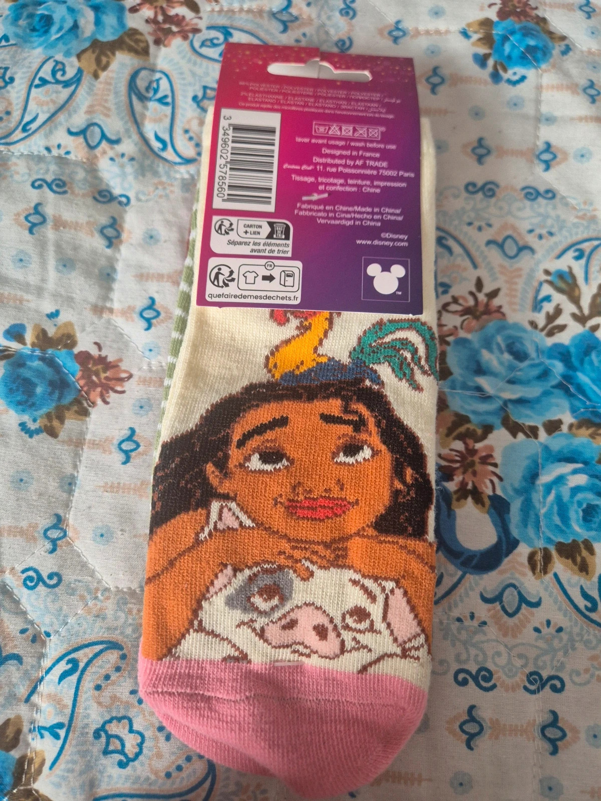 Lot de chaussette Vaiana – Disney – taille 31-33 2