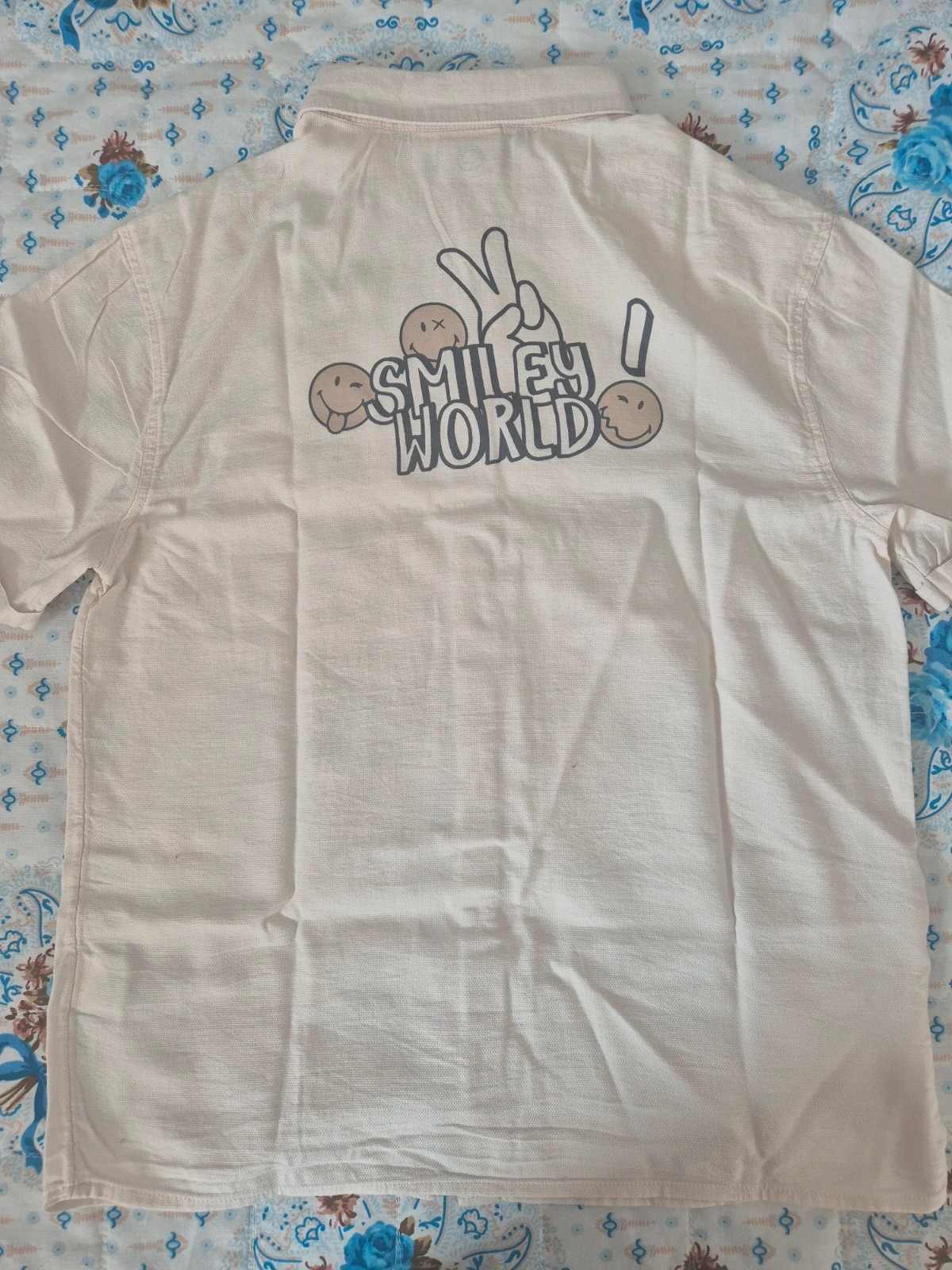 Chemise manches courtes garçon – Smiley World – taille 12 ans / 152 cm 2