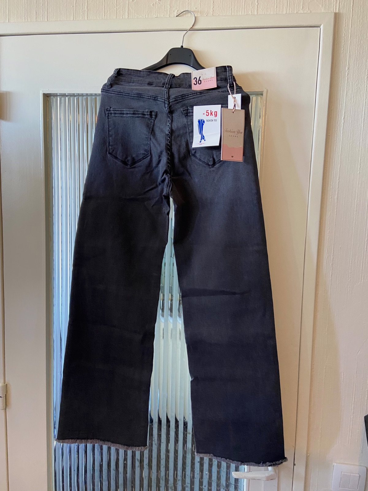 Jeans femme 36 gris – Fashion you – taille 36 2